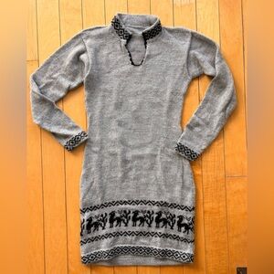 EUC bodycon alpaca dress